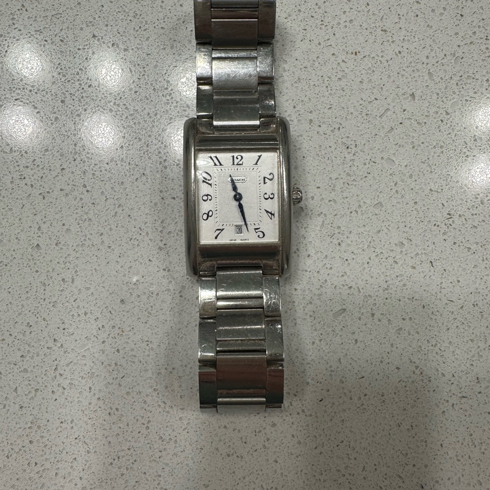 Vintage stainless steel Coach watch